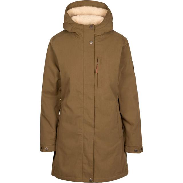 (XXS, Dark Olive) Trespass Womens/Ladies Risha TP50 Fleece Lined Waterproof Jacket