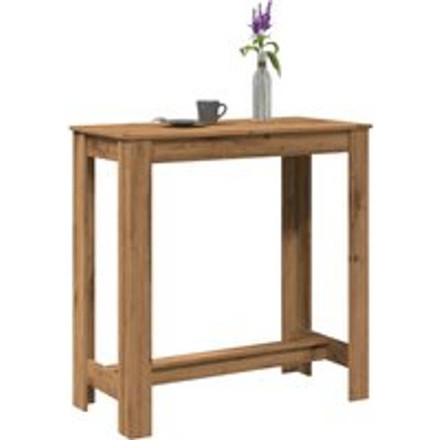 Bar Table Artisan Oak 102x50x103.5 cm Engineered Wood - Brown - One Size
