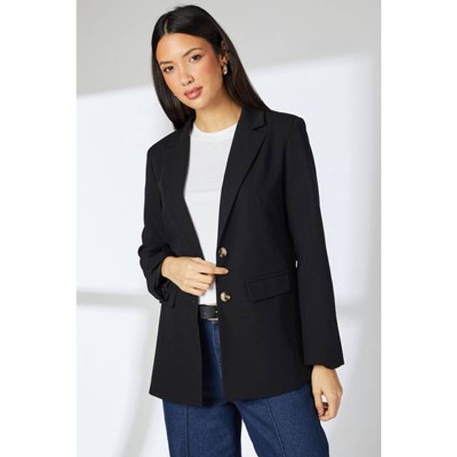 Principles black blazer womens casual jackets & coats