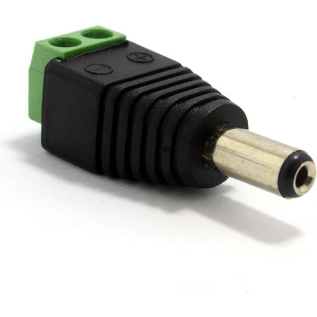 kenable Easy Wire Power 2.1mm DC Plug For CCTV Cameras With Screw Terminals
