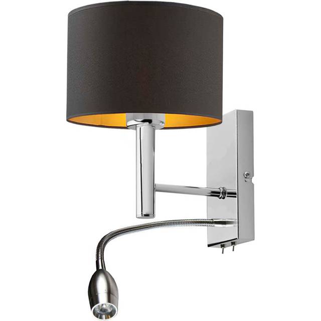 Schick 2 - Light LED Armed Sconce - Chrome