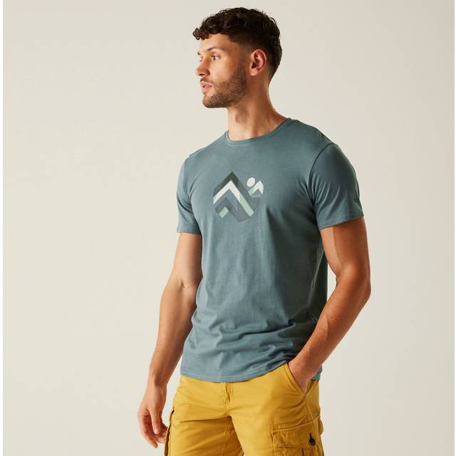 Regatta Mens Breezed V Super Soft Short Sleeve T Shirt XXL - Chest 46-48' (117-122cm)