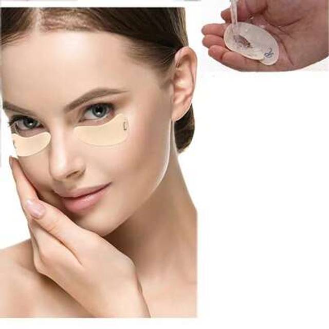 SHEIN Under Eye Patches Silicone Reusable Eye Patches, Eye Wrinkle Patches, Reusable Under Eye Mask, Plump Fine Lines & Wrinkles