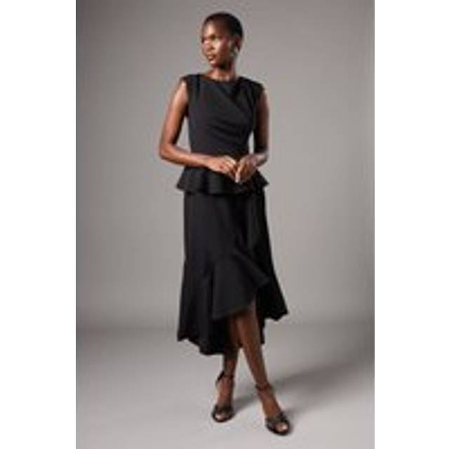 Coast black midi dress womens occasion dresses