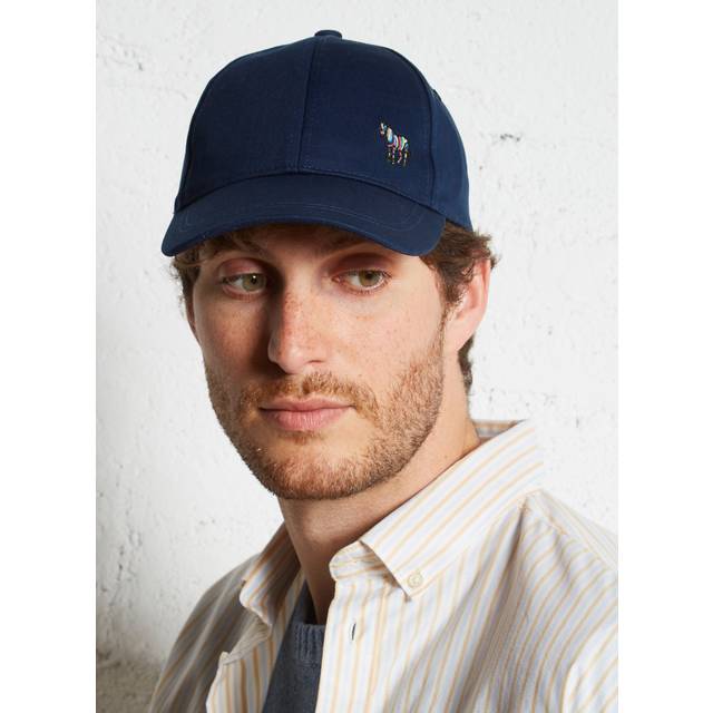 Paul Smith Mens Navy Zebra Cap - One Size