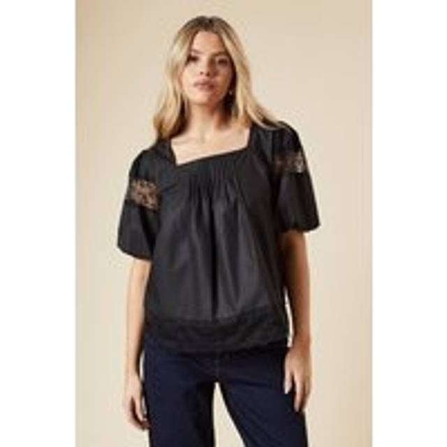 Dorothy perkins black blouse womens daywear tops