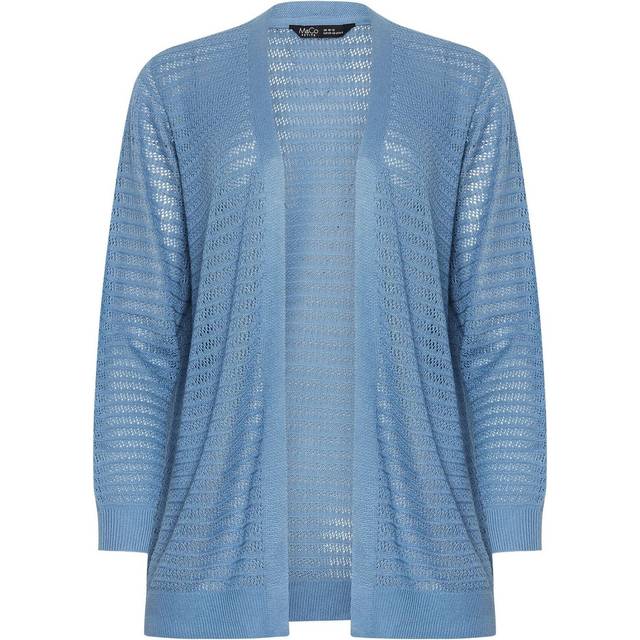 M&Co Petite Blue Pointelle Detail Cardigan 10-12 M&Co Petites