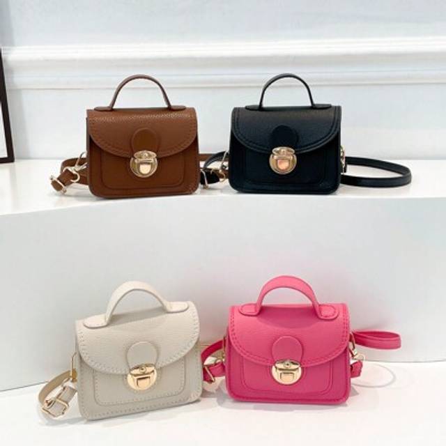 SHEIN 1pc Fashionable And Cute Shoulder Bag, Casual And Versatile Pu Bag, Daily Travel, Childlike, Simple Change Accessories Bag, French Crossbody Bag, Fash