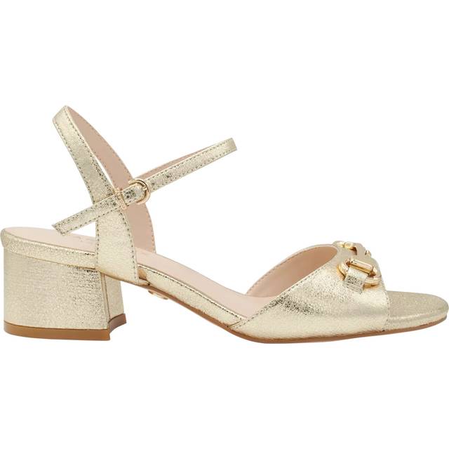 Paradox London Riviera Block Heel Sandals, Champagne