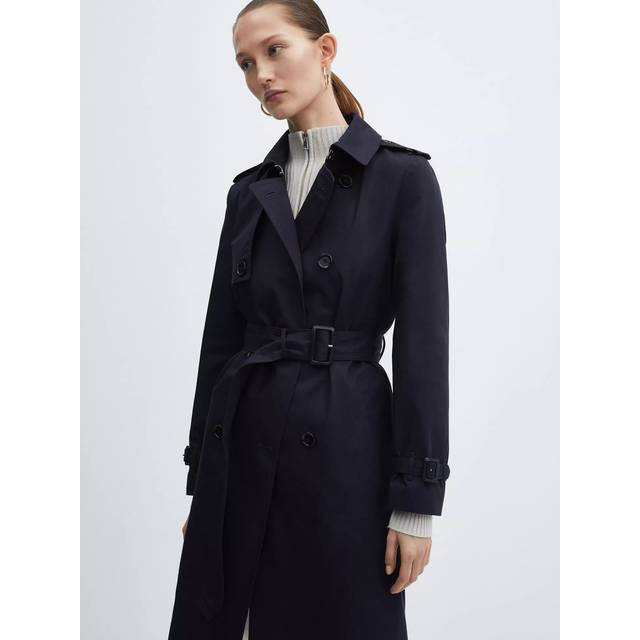 Mango Polana Double Breasted Trench Coat