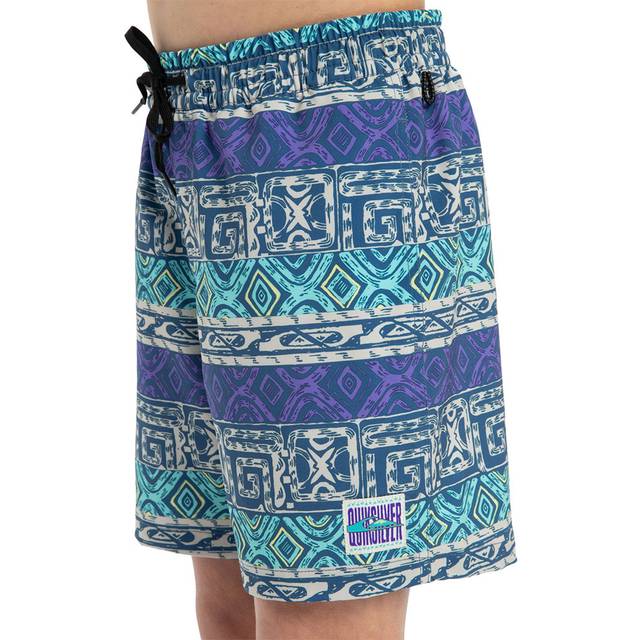 Quiksilver Kids' Surfsilk Straight Swim Shorts, Aqua Sky