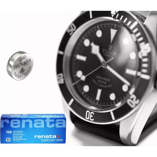 Renata 390 SR1130SW Silver Oxide Watch Battery Swiss Made