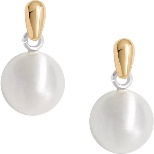 Jon Richard Two Tone Satin Orb Drop Earrings - Multi - One Size