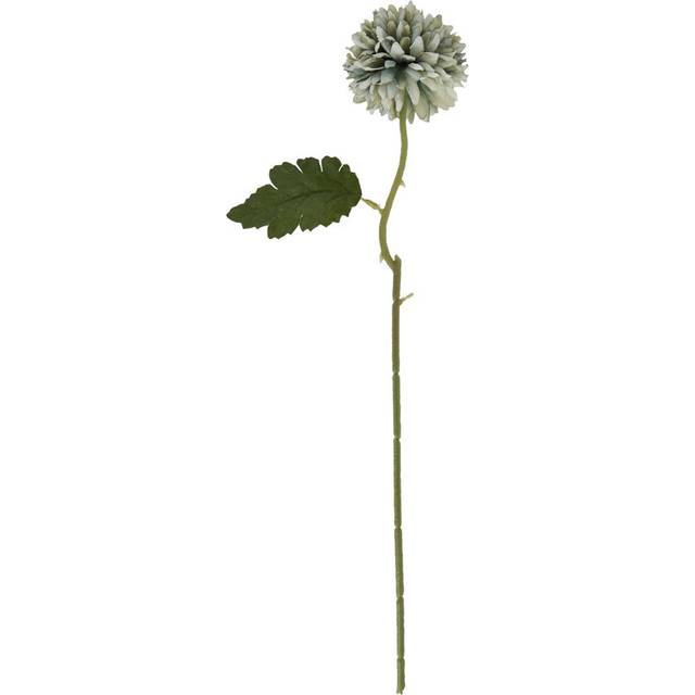Pale Green Blue Short Chrysanthemum (38cm H X 6cm W X 6cm D)