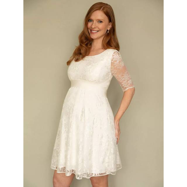 Tiffany Rose Esther Lace Maternity & Nursing Wedding Dress, Ivory