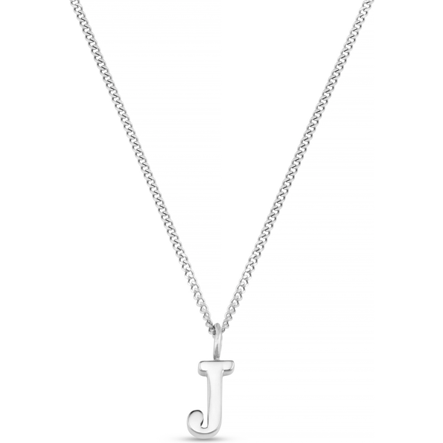 Luxe Initial Waterproof Necklace Giftbox, Silver