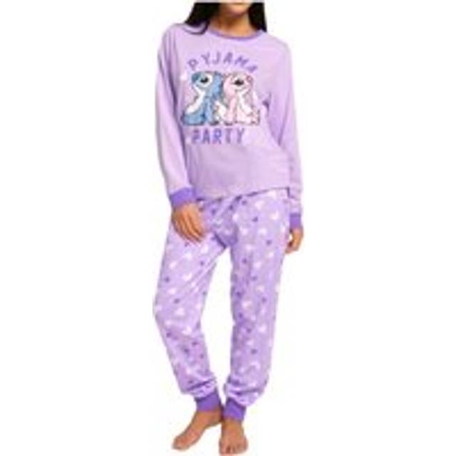 Womens Lilo And Stitch Pyjamas - Purple - XL