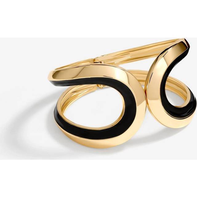 Jon Richard Jon Richard Gold Plated And Enamel Cuff
