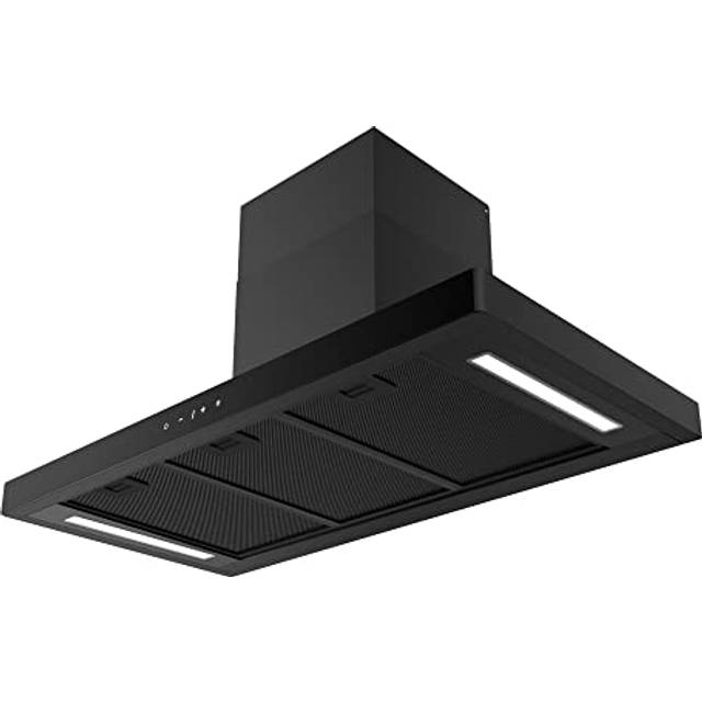 Ciarra 90cm Cooker Hood CBCB9102P Smart App WIFI Touch Control 650m?/h Recirculating&Ducting Wall Mount Hood Kitchen Extractor Fan 4-Speed with