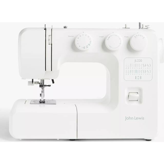 John Lewis JL220 Sewing Machine, White