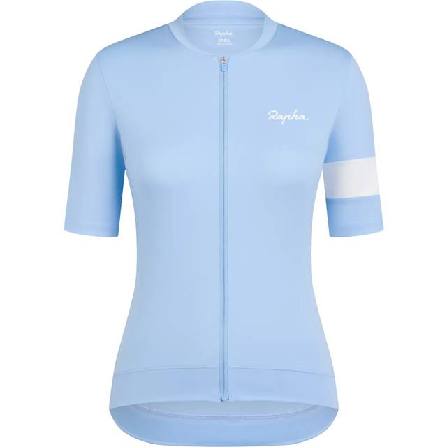 Rapha Women's Core Cycling Jersey, Cornflower/White