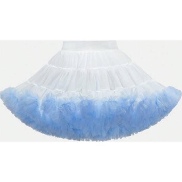 SHEIN Young Girl&#39; Luxurious White Tulle Puff Skirt, Suitable For Spring, Summer, Autumn Seasons, Suitable For Outings, Parties, Can Be Paired With T-Shirts