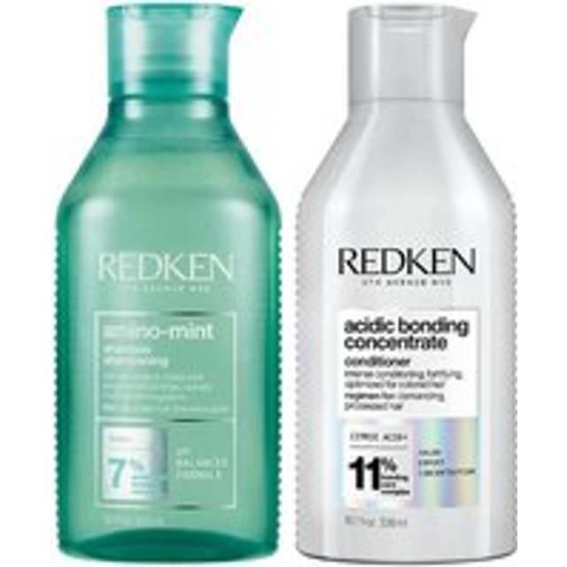 Amino Mint Shampoo 300ml & Acidic Bonding Concentrate Conditioner 300ml - Clear - One Size