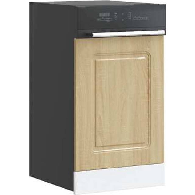 vidaXL Diskmaskinspanel Kalmar sonoma-ek 45x1,5x67 cm konstruerat trä