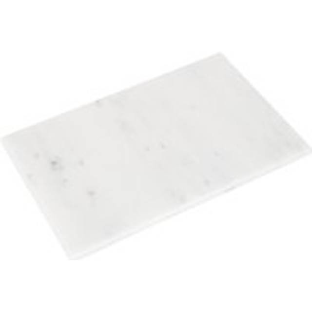 Rectangle Marble Chopping Board - 40cm x 30cm - White