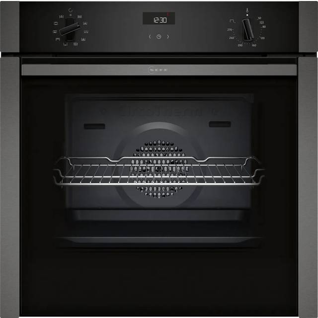Neff B3ACE4AG3B N50 Built-In Electric Single Oven, Graphite Grey
