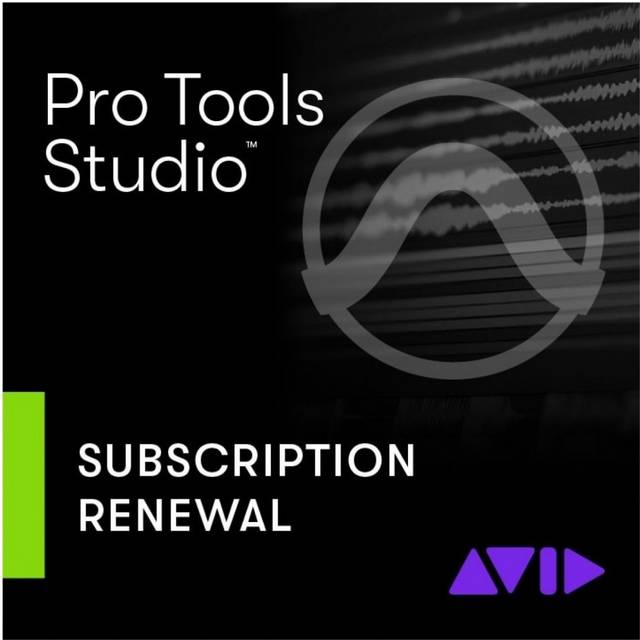 Pro Tools Studio 1-Year Subscription + Updates Support Renewal