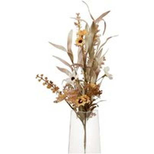 Artificial Flower Spray, 1x Fake Flower Posy, Meadow Flower Bouquet For Bottles