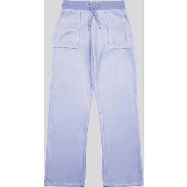 Juicy Couture Kids' Velour Tonal Wide Leg Joggers