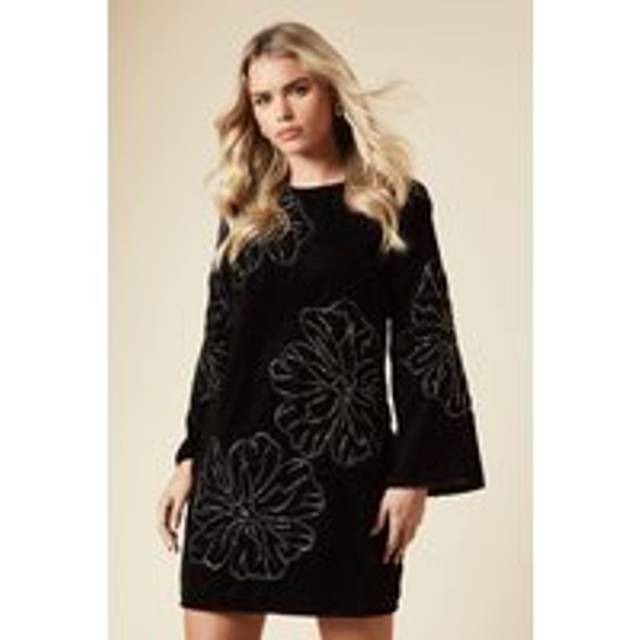 Oasis black mini dress womens occasion dresses