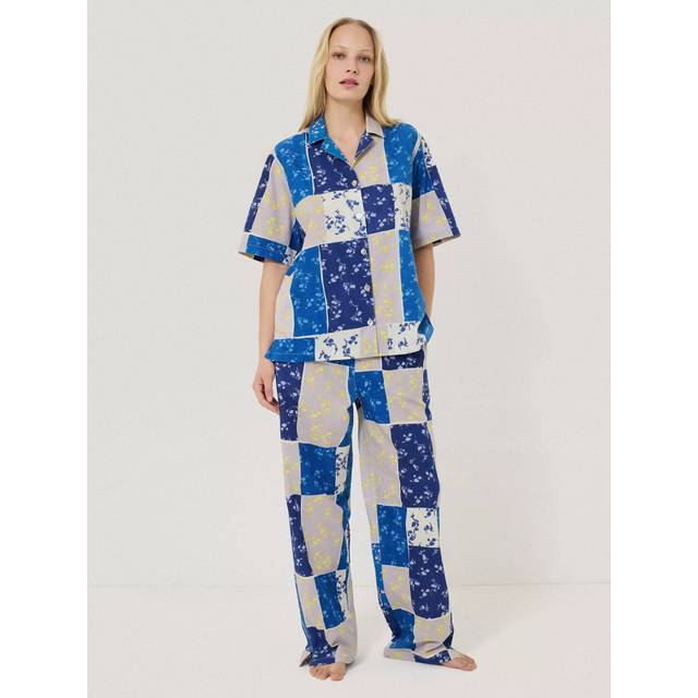 Jigsaw Patchwork Pyjamas, Blue