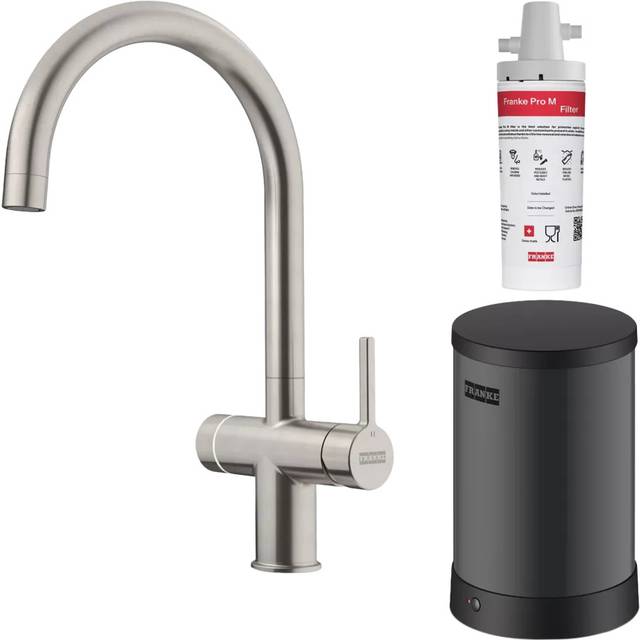Franke Maris 3-in-1 Electronic Water Hub Boiling Hot Water Swivel Spout Single Lever Kitchen Tap