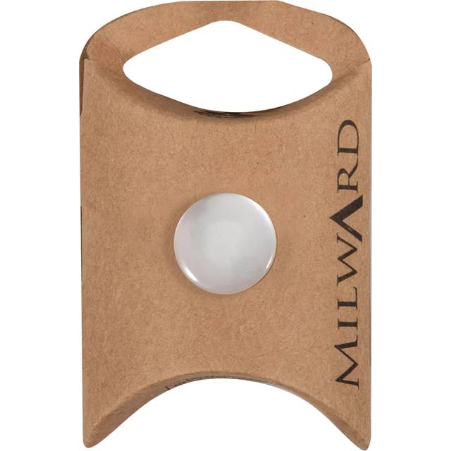 Milward Mother of Pearl Look Buttons, White, Pack of 10