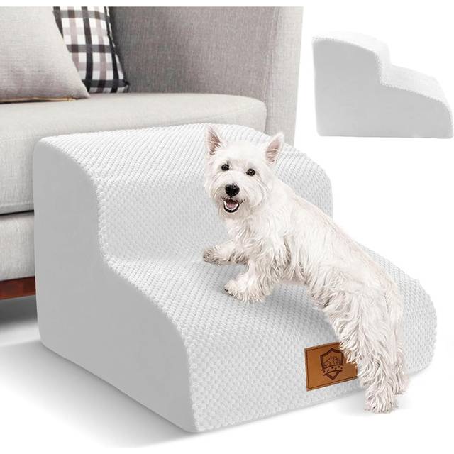Fabric Floor Cushion - White (40cm H X 40cm W X 30cm D)
