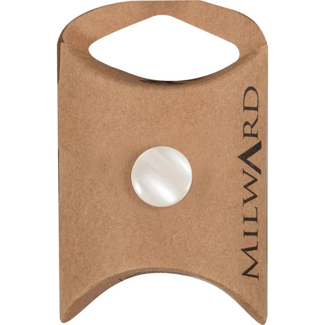 Milward Mother of Pearl Look Buttons, White, Pack of 10