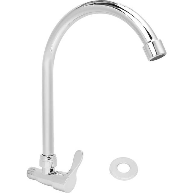 G1/2in 360 Degrees Rotation Zinc Alloy Household Faucet Sink Water Tap for Home Kitchen Use