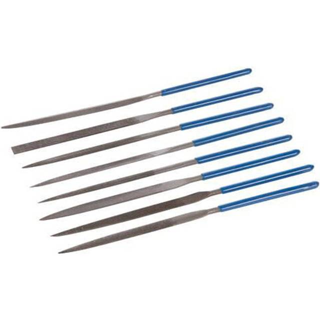 10 Piece 140mm Needle File Set Round / Half Round / Square / Crossing / Flat
