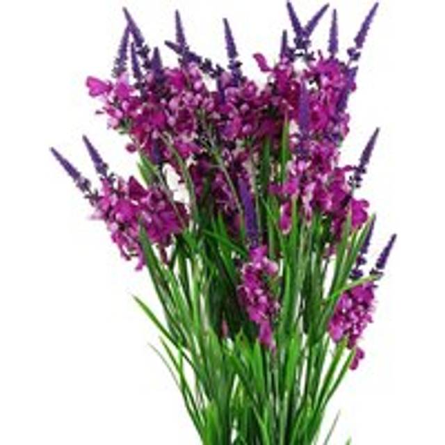 Artificial flowers dark pink larkspur artifical stem 80cm pack of 6