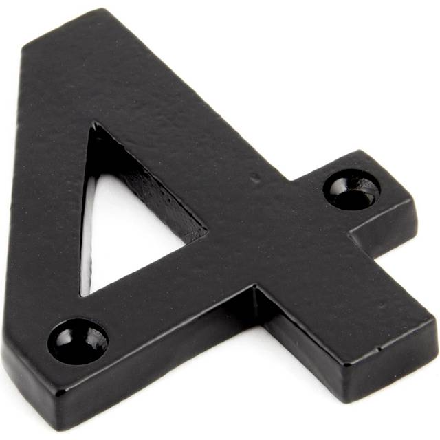 From The Anvil 83704 Black Numeral 4