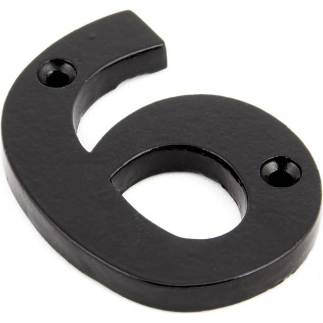 From The Anvil 83706 Black Numeral 6