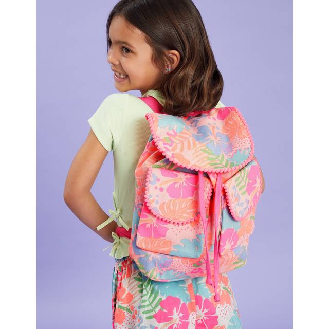 Angels by Accessorize Kids' Tropical Print Backpack, Brights Multi