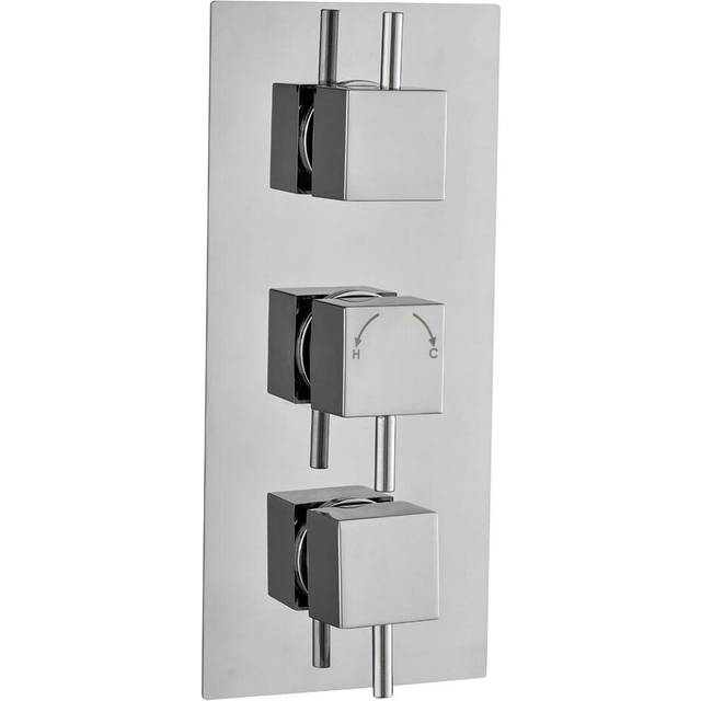 Windmill Triple Concealed Valve Diverter Shower Valve - Chrome (120cm H X 120cm W X 90cm D)