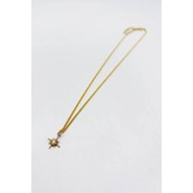 Womens Mini Star Pendant Necklace in Gold - Metallics - One Size
