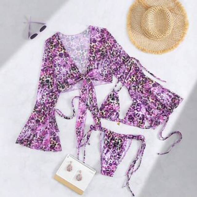 SHEIN Women&#39;s New Arrival European & American Style Two Pieces Bikini Set