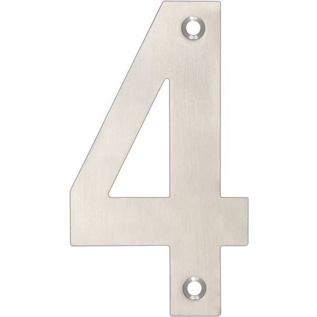 10.2Cm H Stainless Steel Surface Mount House Number (10.2cm H)