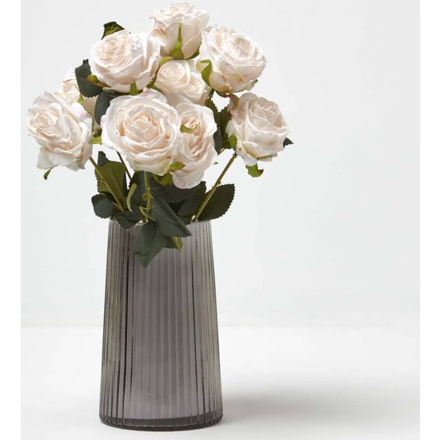 Homescapes Artificial Bouquet of Ivory Roses - Natural